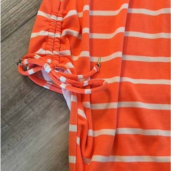 ⭐️Juicy Couture, (FIRM PRICE)Awesome Orange & White,Bathing Suit,EUC, Size Small - Picture 4 of 16